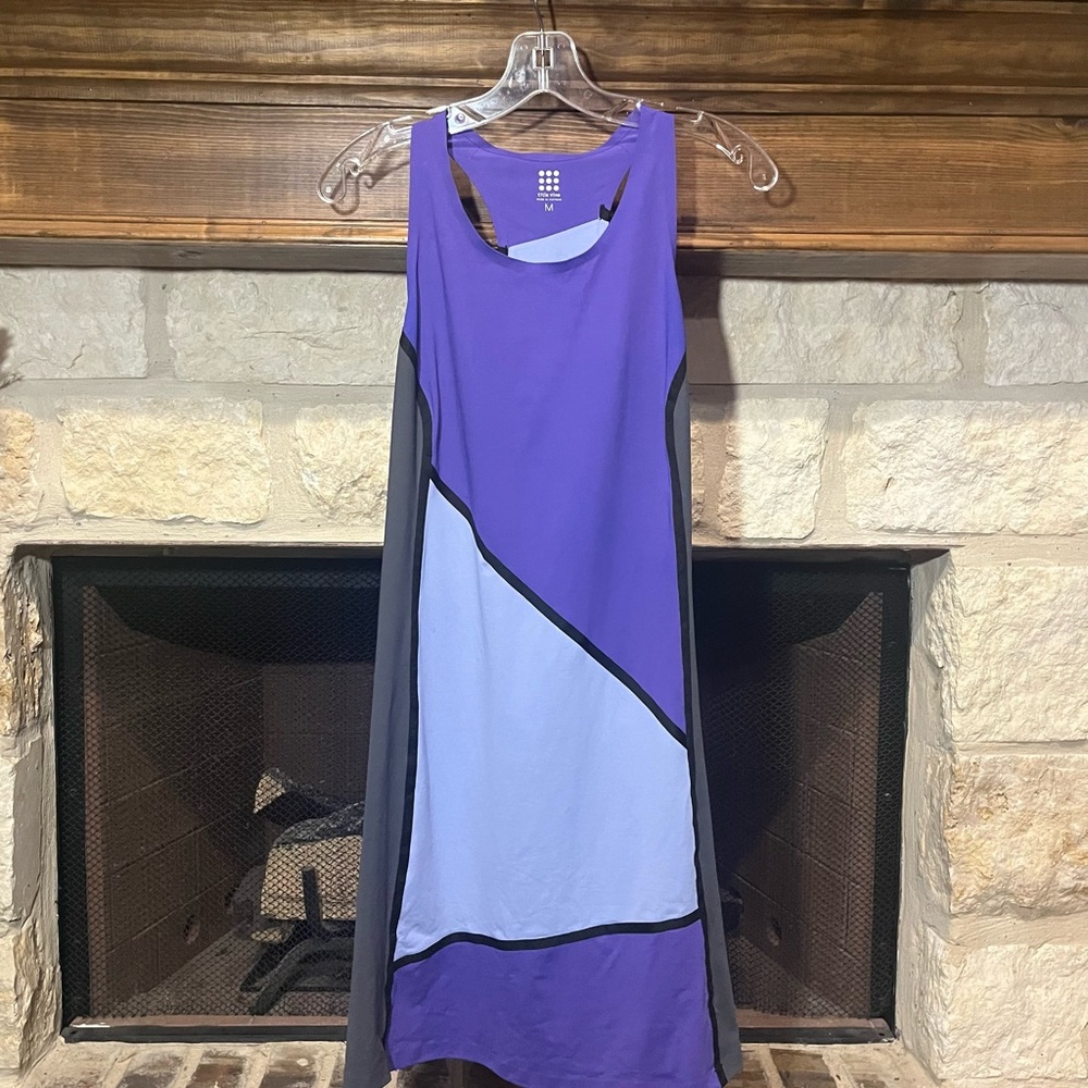 Title nine purple and gray racerback athletic dress